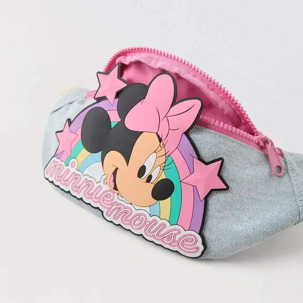 Minnie Cartoon Fanny Pack For Kids Lightweight Shoulder Bag - ToylandEU