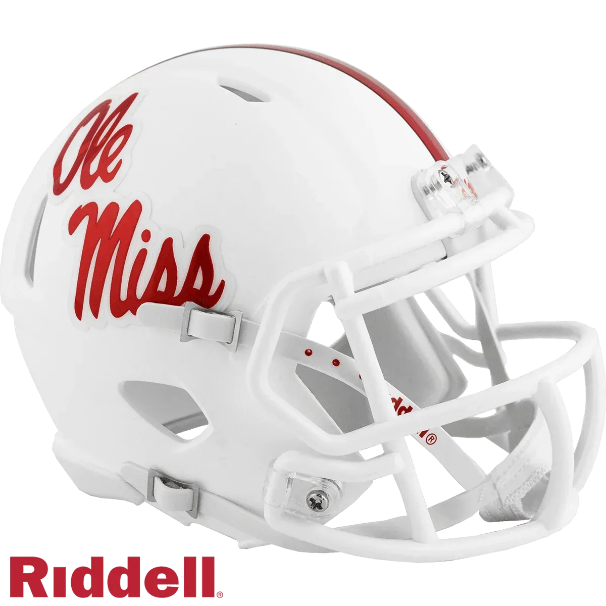 Mississippi Rebels Riddell Replica Mini Speed Helmet White - ToylandEU™