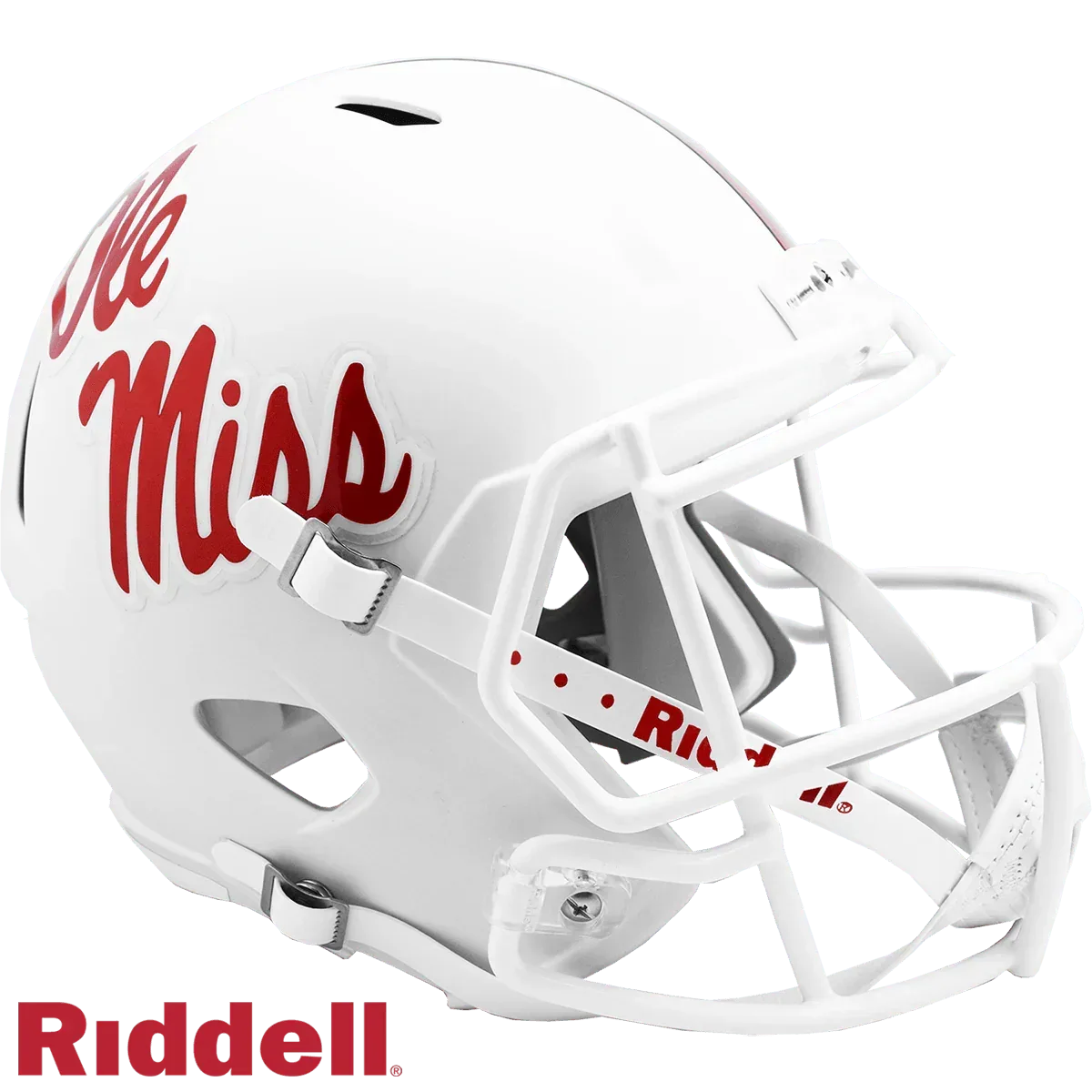Mississippi Rebels Riddell Replica Speed Helmet White - ToylandEU™