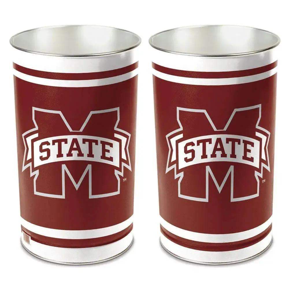 Mississippi State Bulldogs 15 Inch Metal Wastebasket - ToylandEU™