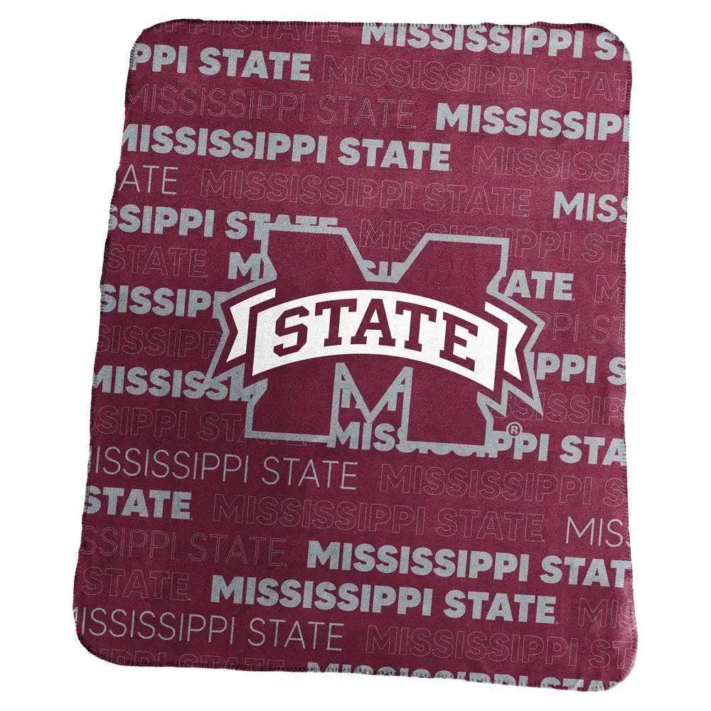 Mississippi State Bulldogs Fleece Blanket 50x60 Throw - ToylandEU™