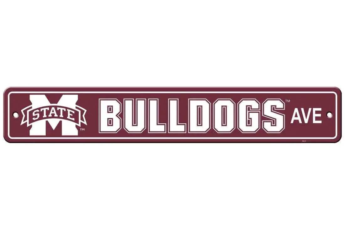 Mississippi State Bulldogs Street Sign 4X24 Plastic Decor - ToylandEU™
