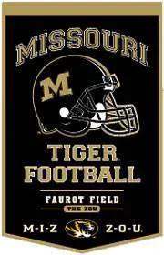 Missouri Tigers Banner 18x27 Wool PowerHouse - ToylandEU
