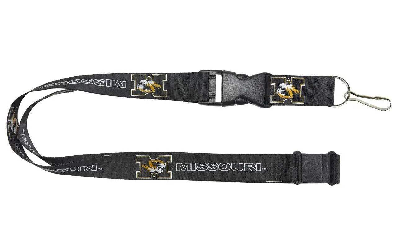 Missouri Tigers Lanyard Black Breakaway Quick Release - ToylandEU™