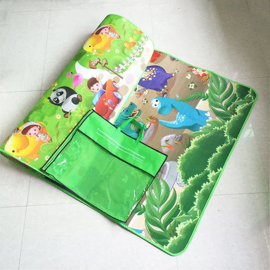 MoShuBeCN Baby Play Mat Double Sided Animals Educational Soft Rug For Babies - ToylandEU