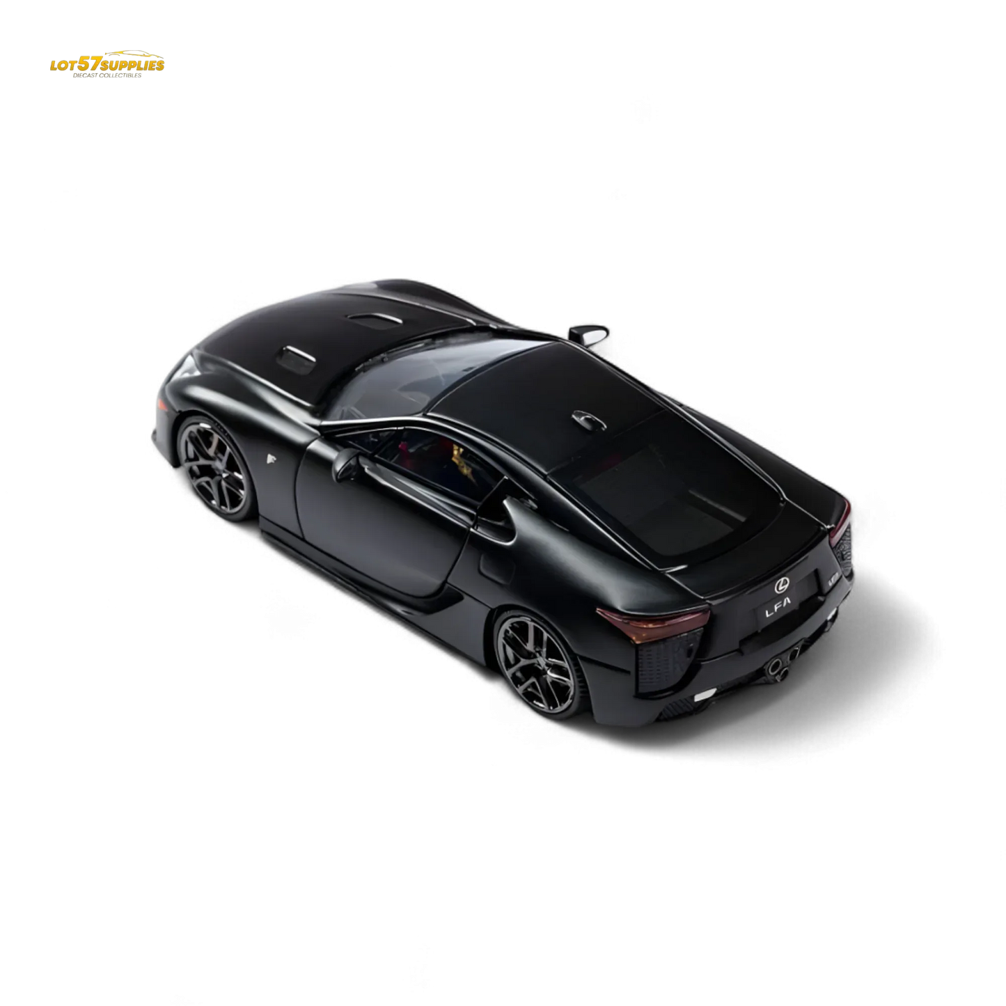 Model One Lexus LFA Matt Black 1:64 - ToylandEU