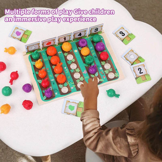 Montessori Baby Colorful Shape Educational Toys Experience Farmer's Uncle Plant Vegetable Toys Training Children Patience Toys - ToylandEU
