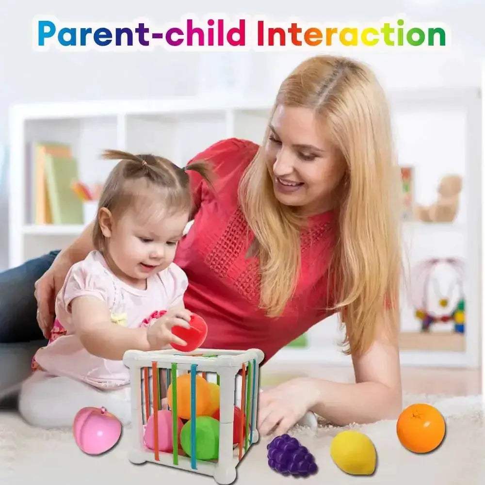 Montessori Baby Toys 18 Months Multisensory Fruit Shapes - ToylandEU