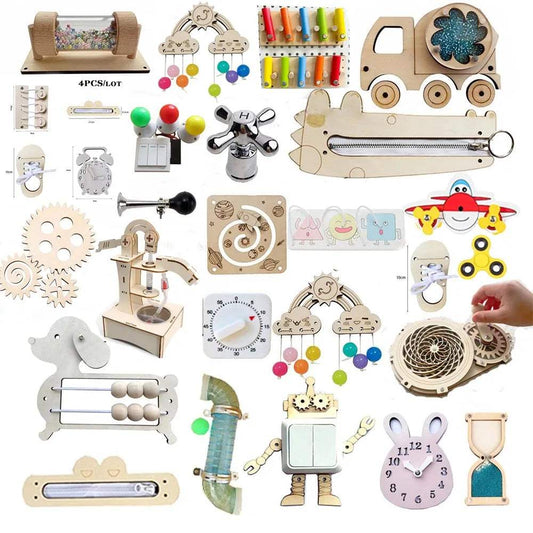 Montessori Busy Board | DIY Fine Motor Skills | Toylandeu™