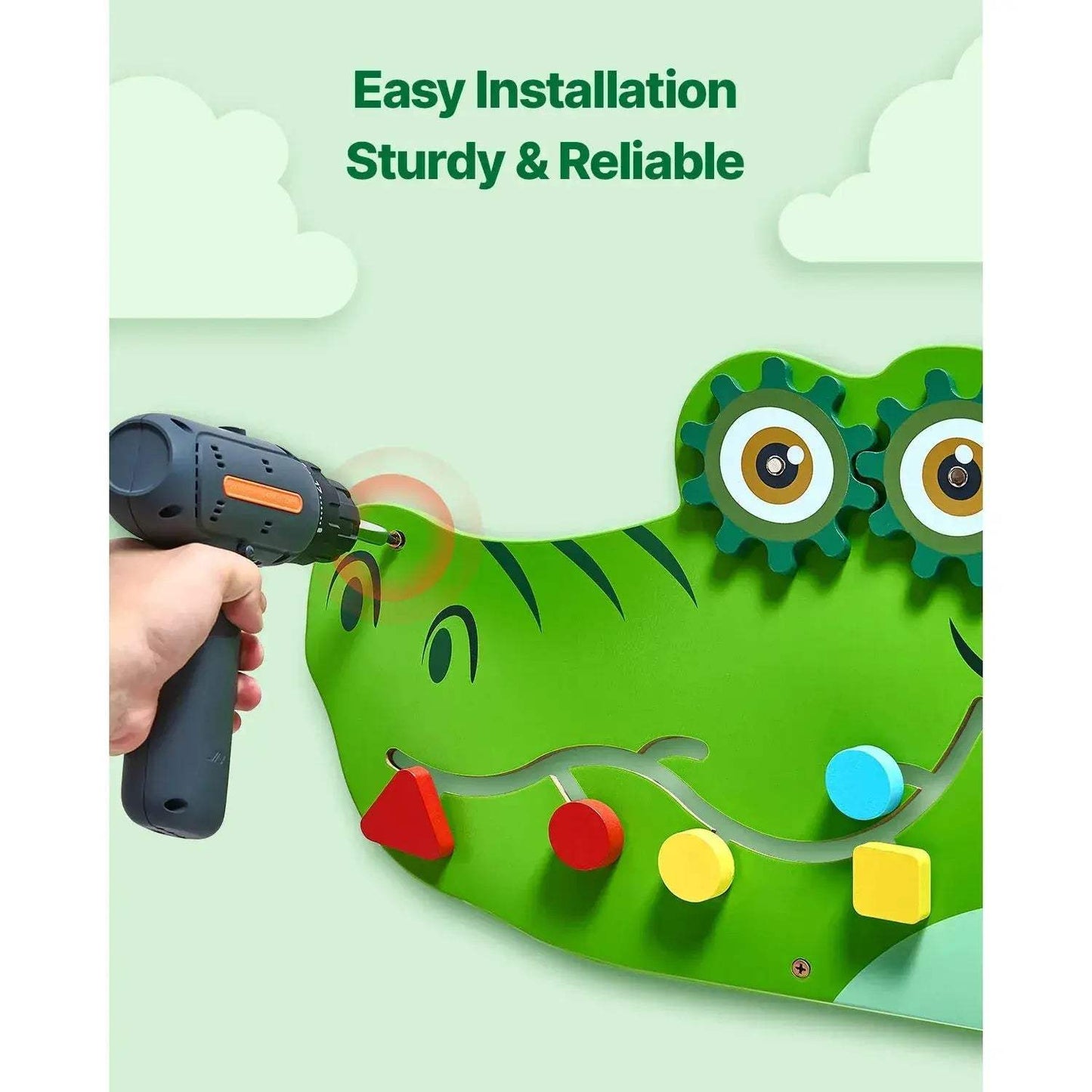 Montessori Busy Board For Kids Learning And Fine Motor - ToylandEU