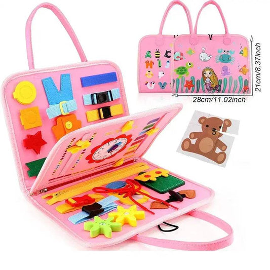 Montessori Busy Board For Toddlers Fine Motor CE - ToylandEU™
