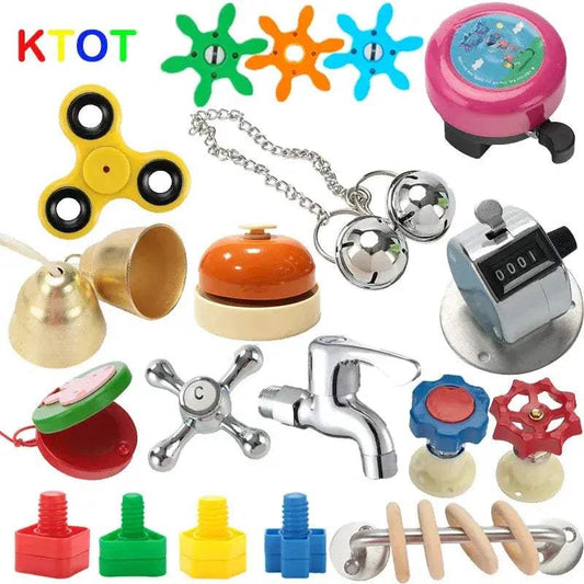 Montessori Busy Board Wooden Toy For Infant - ToylandEU™