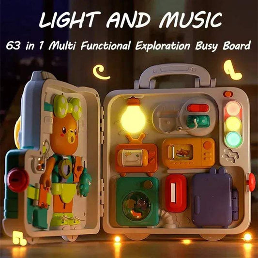 Montessori Busy Board For Babies CE CCC Certified - ToylandEU™