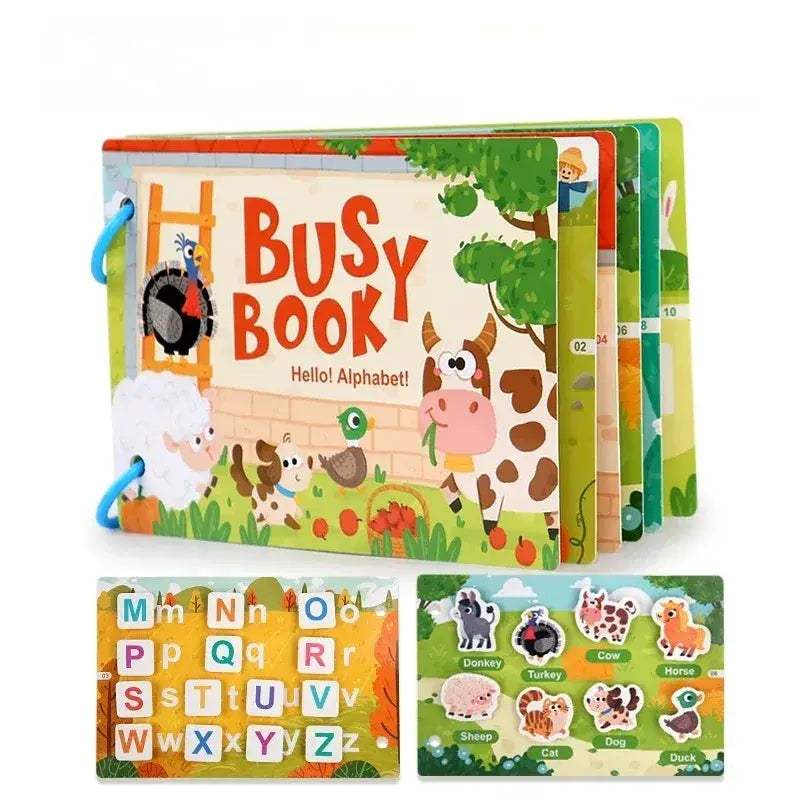 Montessori Busy Book For Babies 0-3 Years Early Learning Toy - ToylandEU