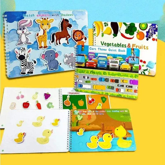 Montessori Busy Sticker Book 3D Farm Life Toy Kids - ToylandEU™