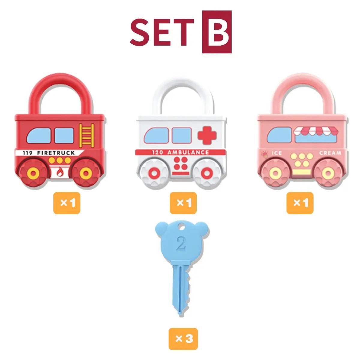 Montessori Educational Toys Lock And Key Set For Early Learning - ToylandEU