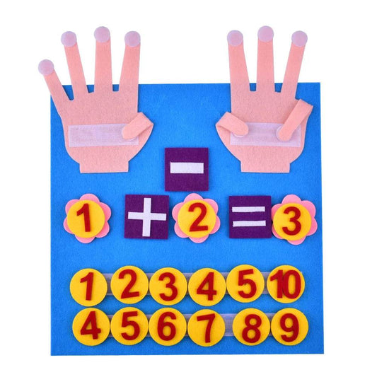 Montessori Felt Finger Numbers: Fun Math Learning Toy for Kids - ToylandEU