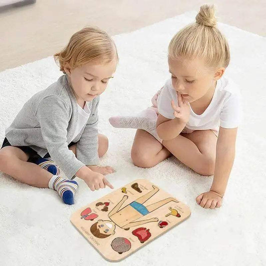 Interactive Montessori Human Body Anatomy Puzzle - Fun Learning Toy - ToylandEU
