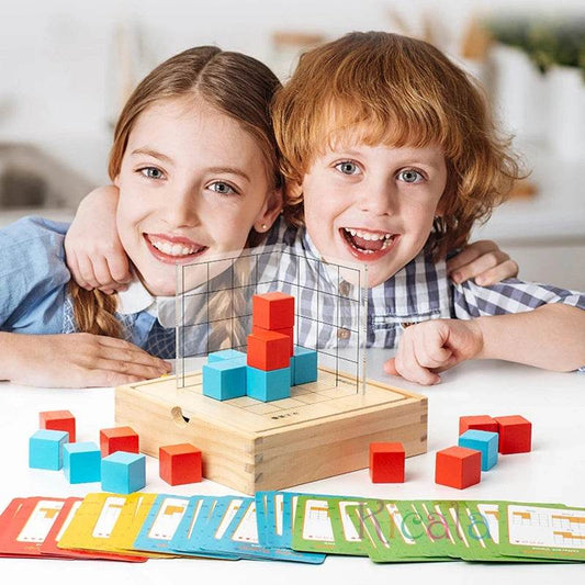 Montessori Wooden Puzzle Toy for Early Learning & Cognitive Skills - ToylandEU