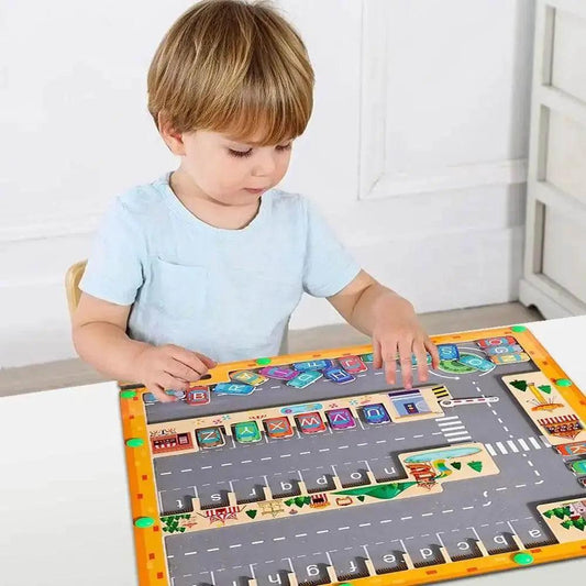 Montessori Magnetic Alphabet Maze Puzzle for Kids - ToylandEU™
