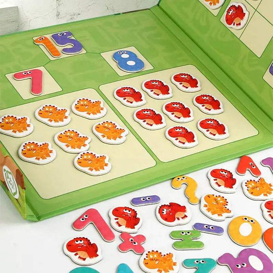 Montessori Math Toy Magnetic Dinosaur Wooden Toy - ToylandEU™