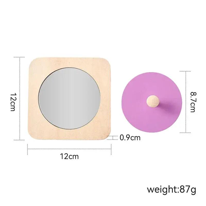 Montessori Mirror Puzzle Busy Board CE Certified - ToylandEU™