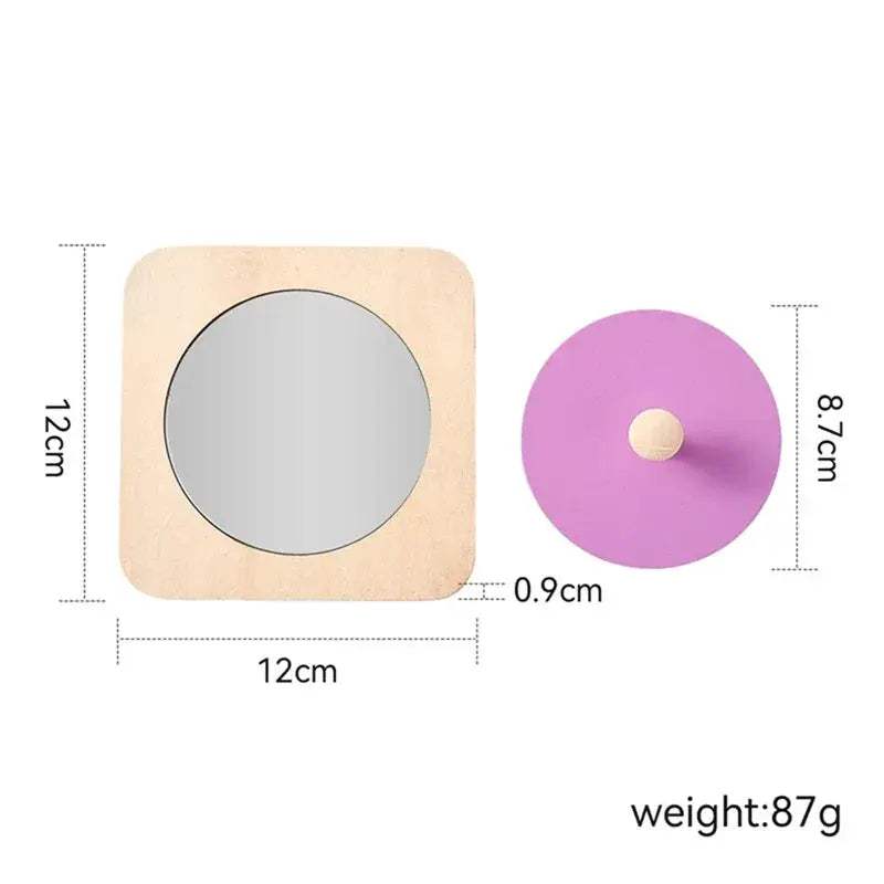 Montessori Mirror Puzzle Busy Board For Sensory Learning - ToylandEU