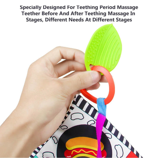 Montessori Sensory Play Mat for Baby Girls with Teether & Mirror - ToylandEU