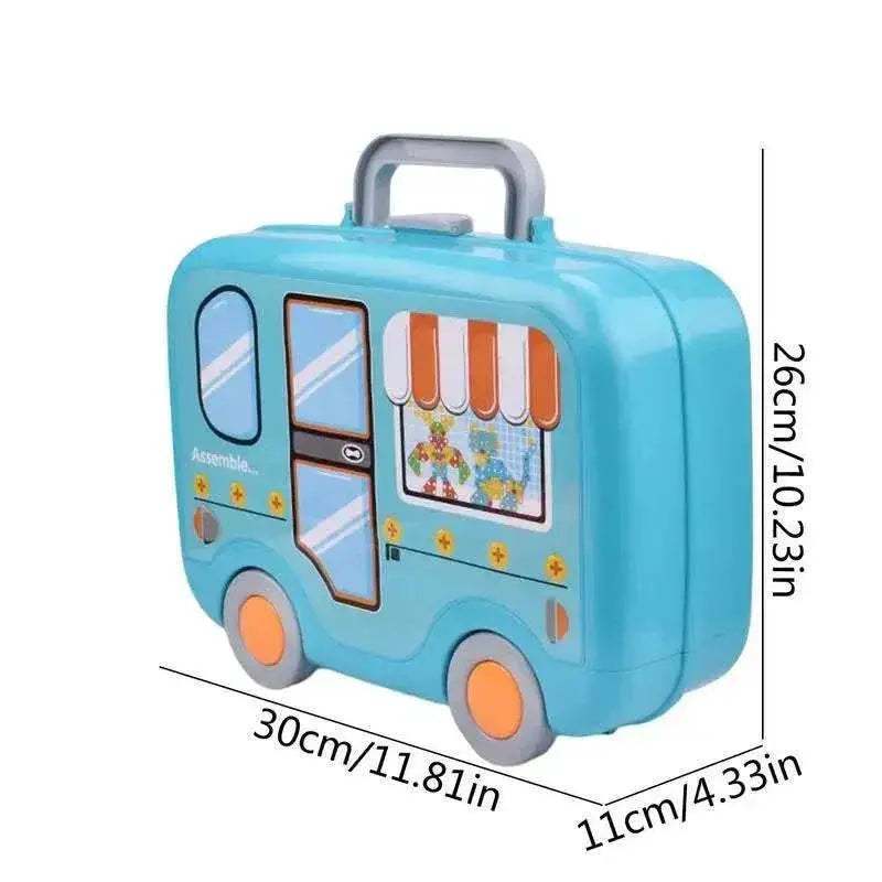 Montessori Tool Set For Kids Engaging Driller Play Kit Ages 3 And Up Garden Themed - ToylandEU™
