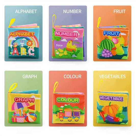 Montessori Toys Baby 0 12 24 36 Months Parent Child Interactive Early Learning Toy Alphabet Lore Puzzle Cloth Book - ToylandEU
