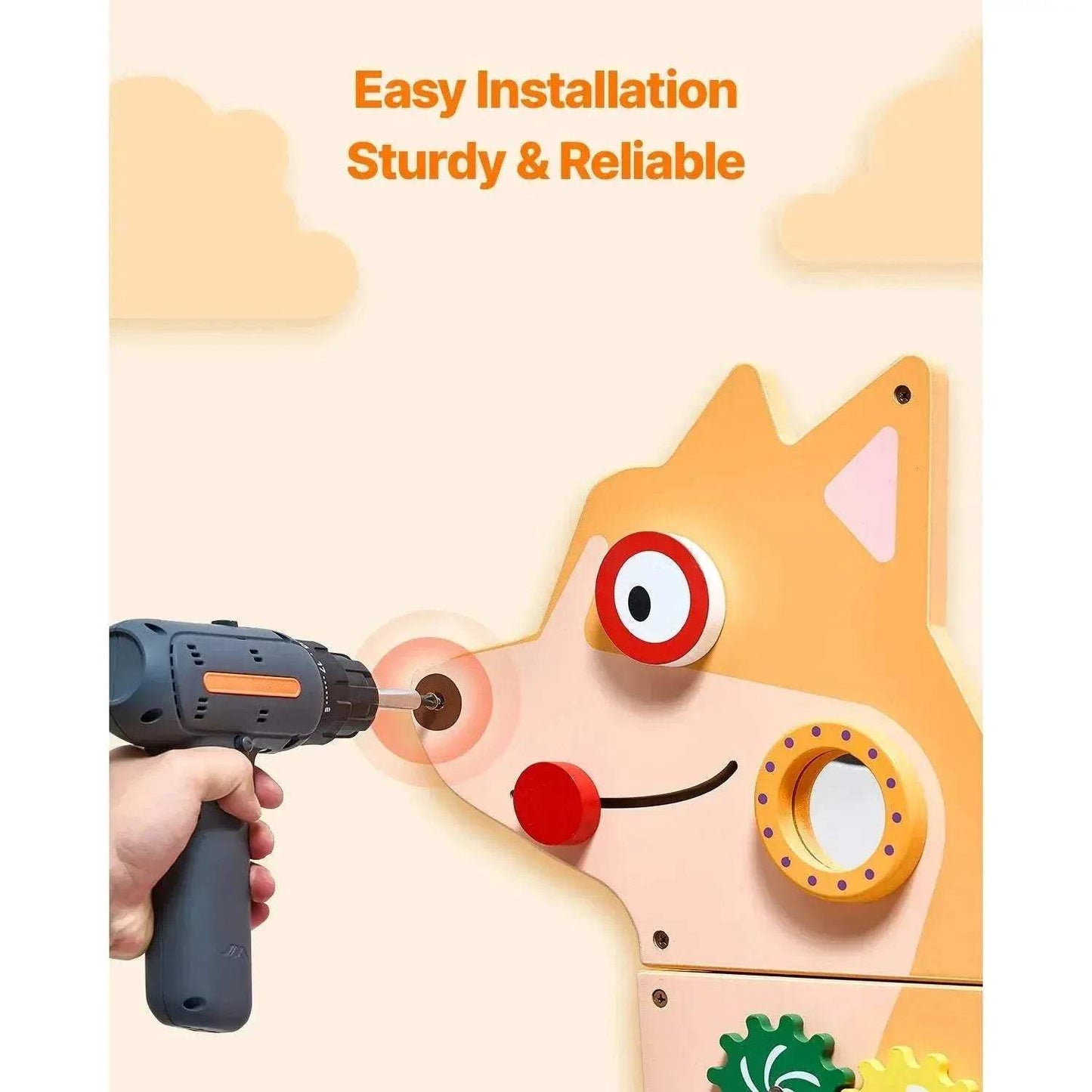 Smart Montessori Wall Panel 12 Activities Toyland EU - ToylandEU™