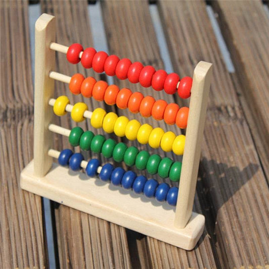 Montessori Wooden Abacus: Fun Math Learning Toy for Kids - ToylandEU