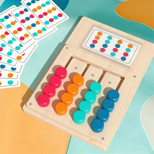 Montessori Wooden Color Shape Matching Puzzle For Kids Safe - ToylandEU™