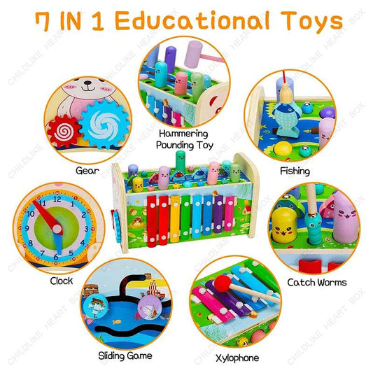 Montessori Hammering Toy for Toddlers - Fun Learning & Coordination - ToylandEU