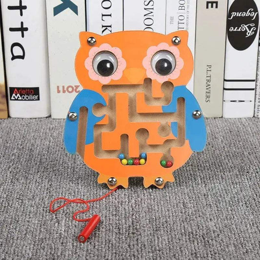 Montessori Wooden Magnetic Maze Educational Toy Safe - ToylandEU™