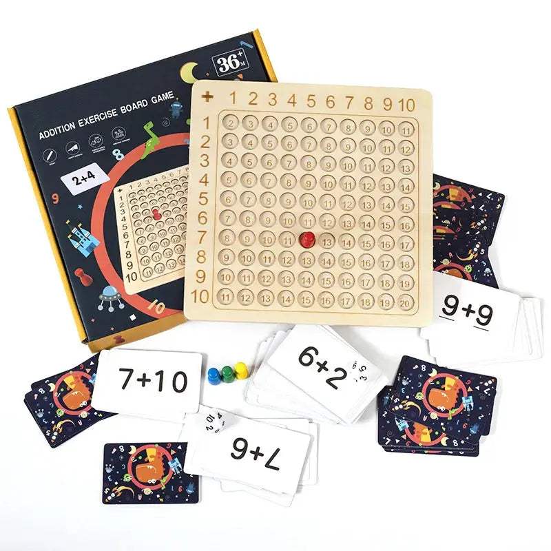 Montessori Wooden Math Toys For Kids Multiplication Practice - ToylandEU