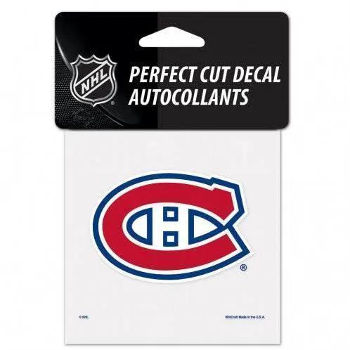 Montreal Canadiens Decal 4x4 Perfect Cut Color Outdoor Vinyl - ToylandEU™