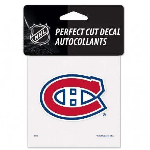 Montreal Canadiens Decal 4x4 Perfect Cut Color Outdoor Vinyl - ToylandEU™