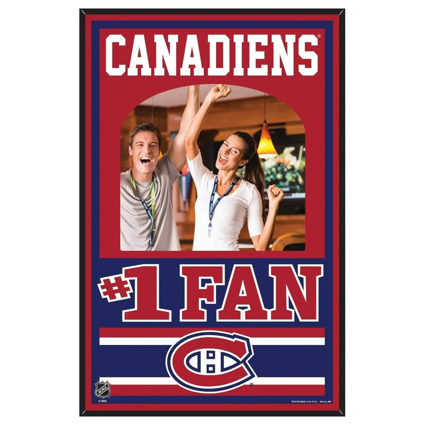 Montreal Canadiens Wood Sign Mirror 11x17 Wall Decor - ToylandEU™
