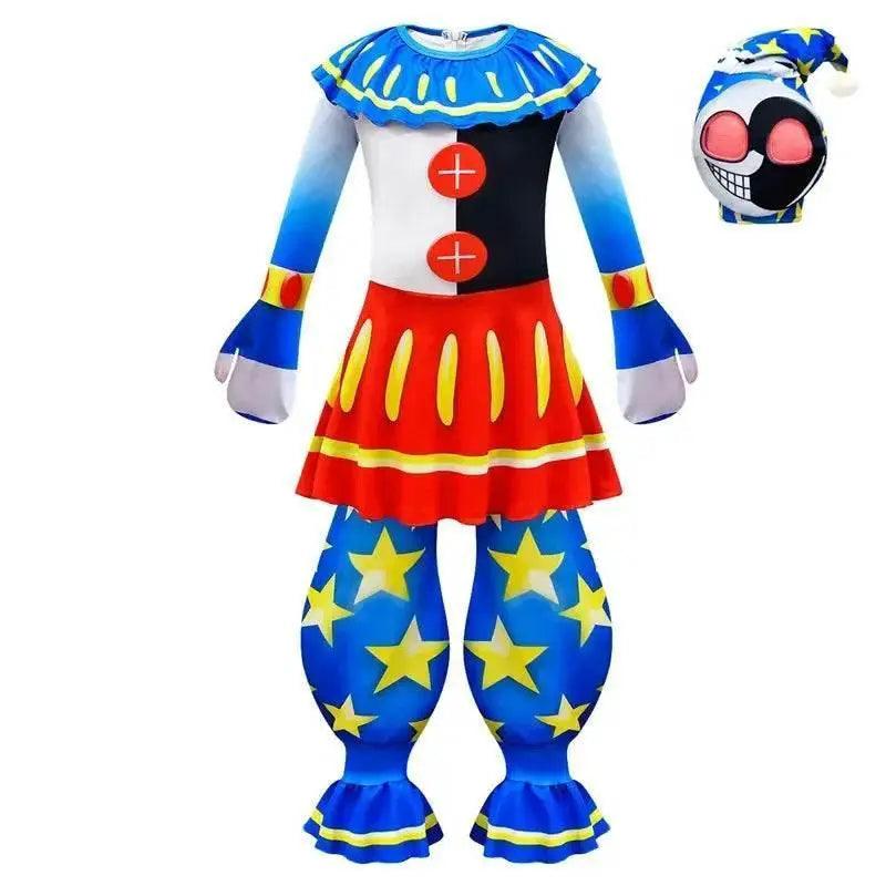 Moondrop Sunrise FNAF Carnival Clown Costume for Kids - Unisex Costume - ToylandEU™