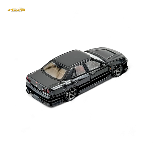 Mortal ER34 Skyline Uras Metallic Black 1:64 - ToylandEU™