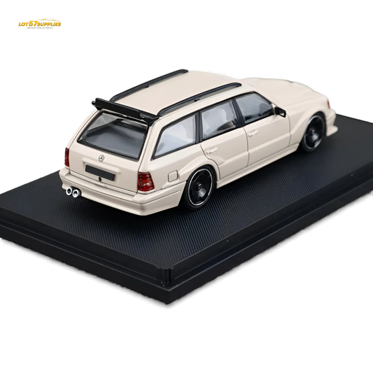 Mercedes Benz S124 Diecast 1 64 Milk Tea Preorder - ToylandEU™