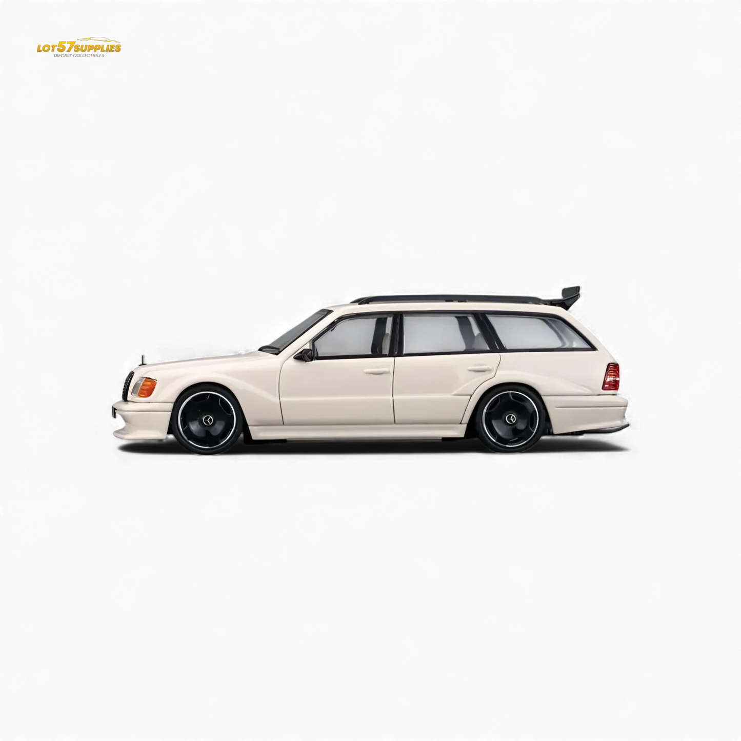 Mortal Mercedes-Benz S124 Milk Tea Color 1:64 - ToylandEU