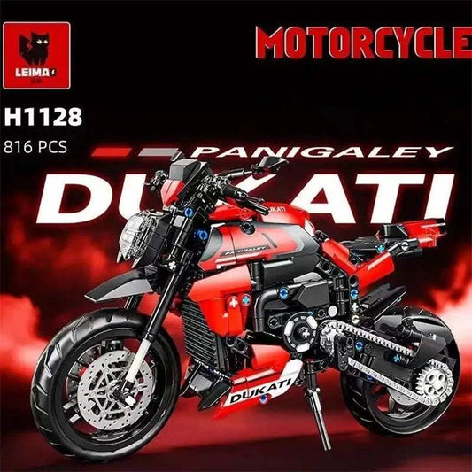 Motorbike Building Blocks Set Lego Compatible Premium - ToylandEU™