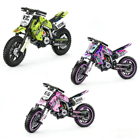 Motorcycle Building Blocks STEM Kit Collectible - ToylandEU™