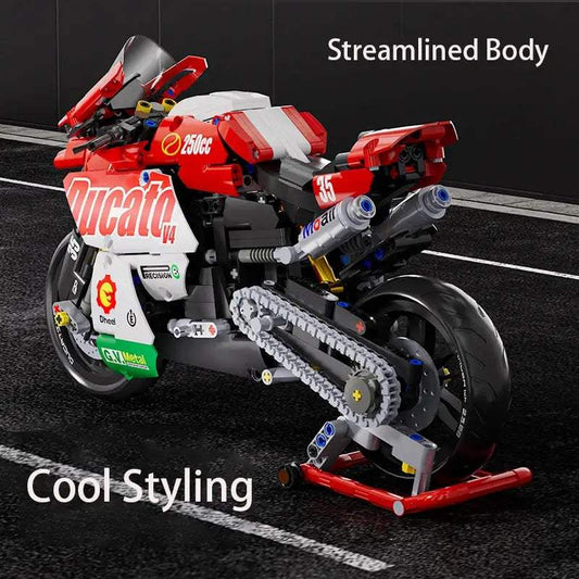 Motorcycle Building Blocks STEM Kit for Educational Fun - ToylandEU™