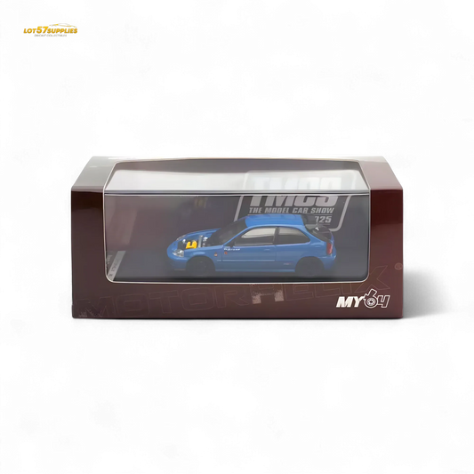 Motorhelix Honda Civic EK9 Blue 1:64 - ToylandEU™