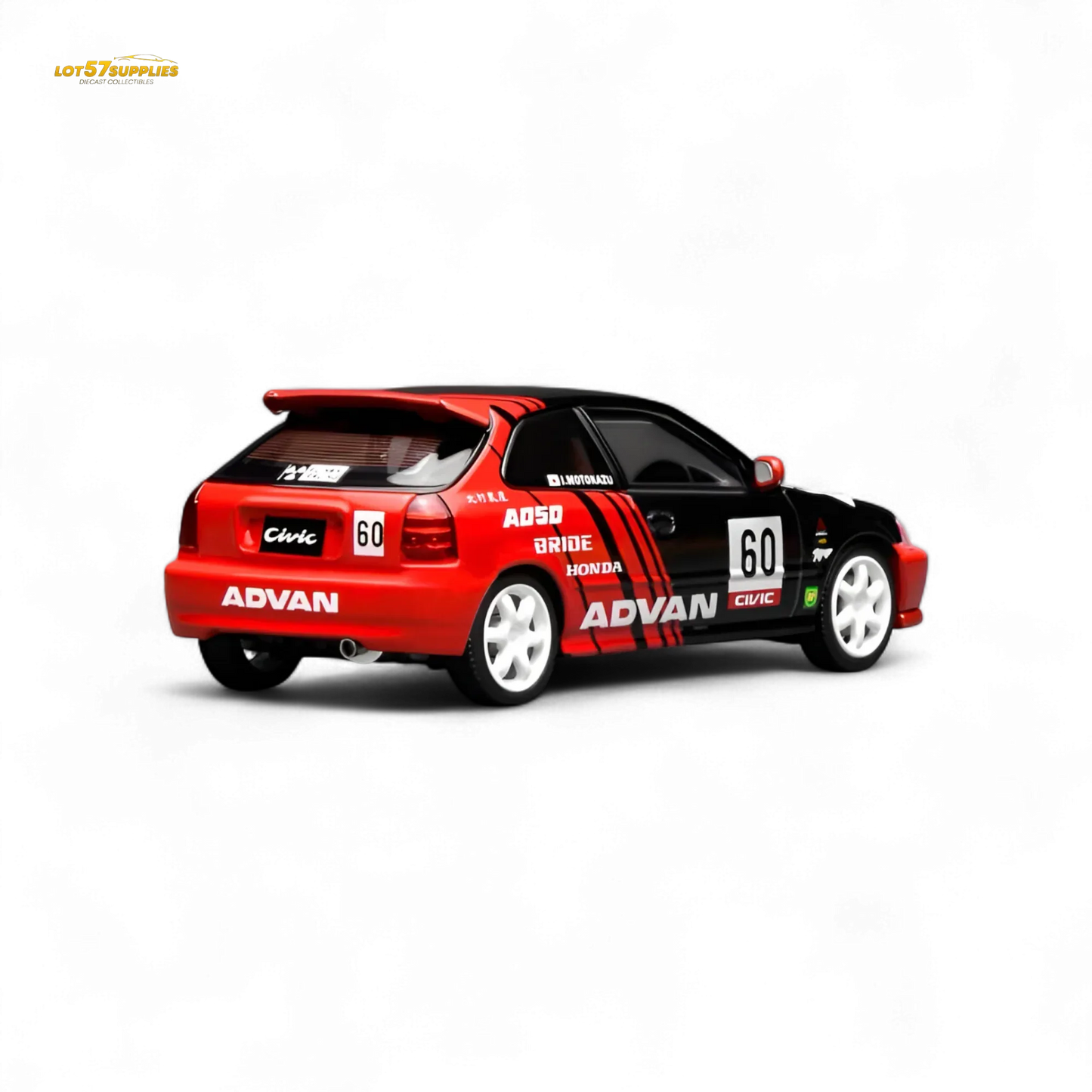 Honda Civic Type R EK9 Diecast 1:64 Advan Limited Livery - ToylandEU