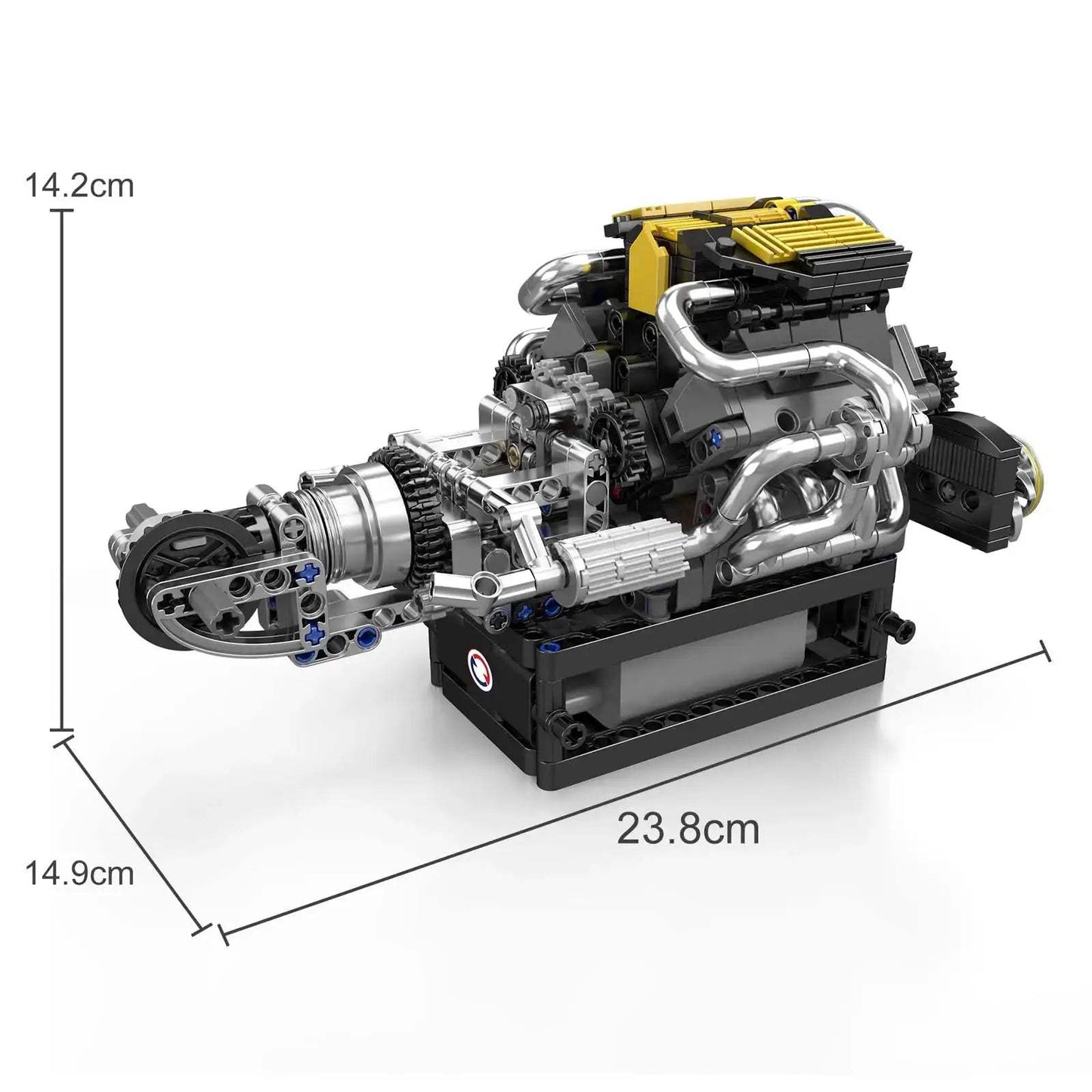 Mould King 10207 Highly Detailed V12 Engine Building Blocks Kit - ToylandEU