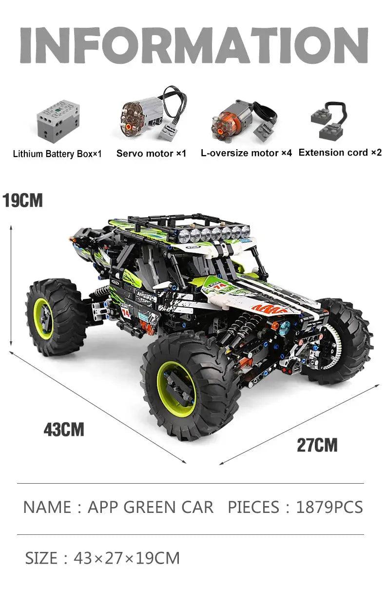 Mould King 4WD RC Car Lego Compatible Blocks Set - ToylandEU™